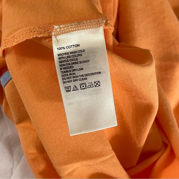 Tommy Bahama Crewneck Short Sleeve T-Shirt Size Small Fresh Start Orange - Picture 6 of 8